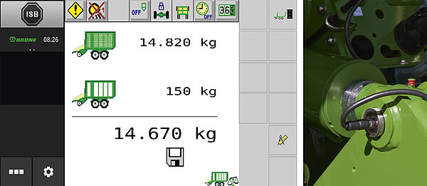 Weighing the crop the easy way