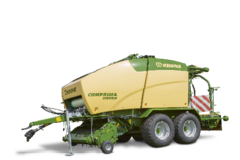 Comprima - Fixed, semi-variable or variable bale chamber – and baler wrapper combination
