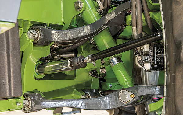 Great manoeuvrability from independent wheel suspension