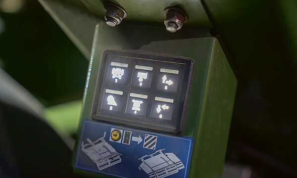 Illuminated control panel