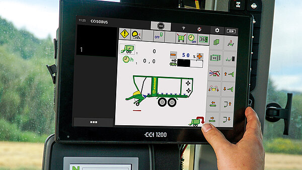 ISOBUS terminals CCI 800 and CCI 1200