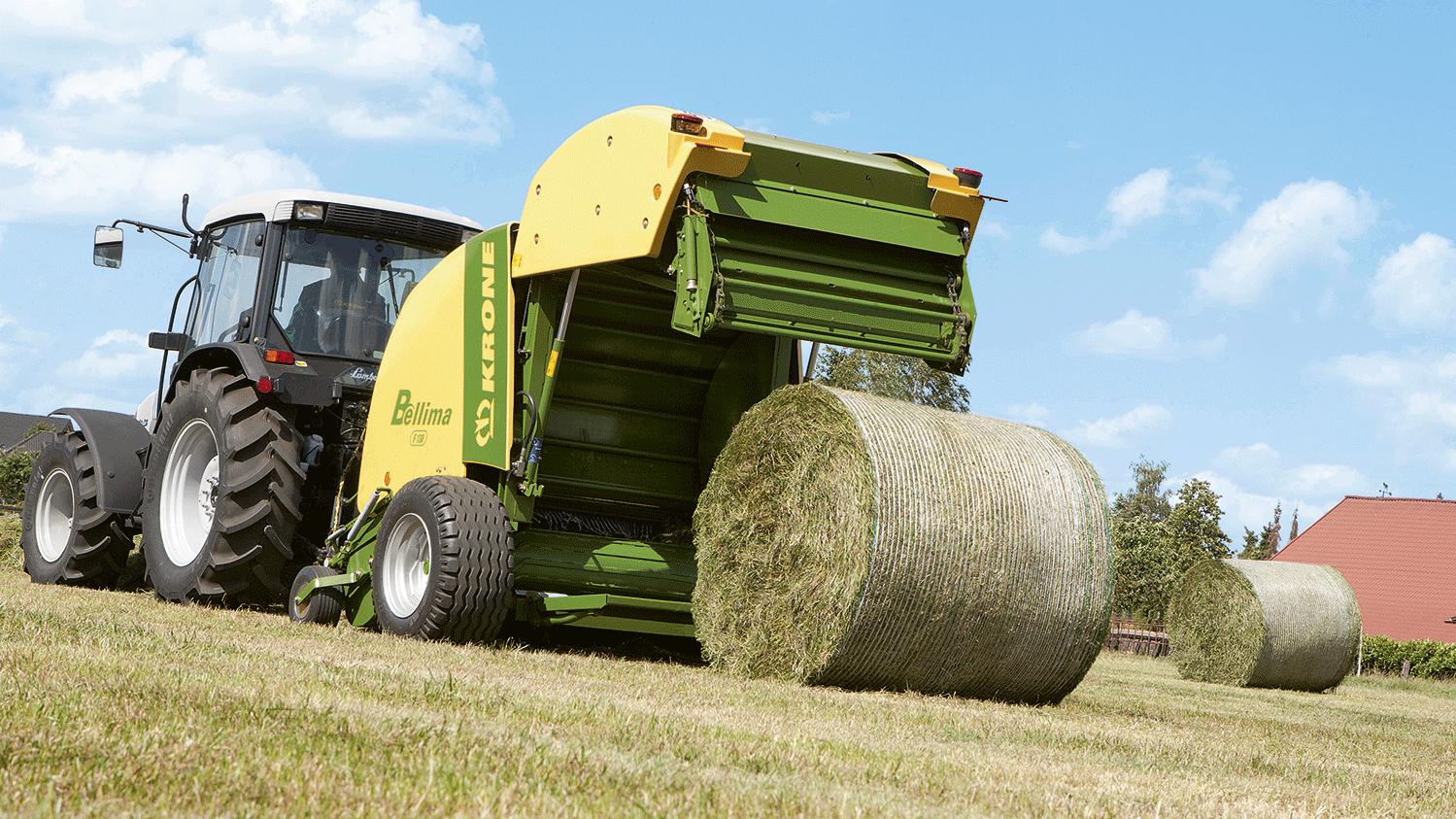 fixed round baler Krone UK Bellima