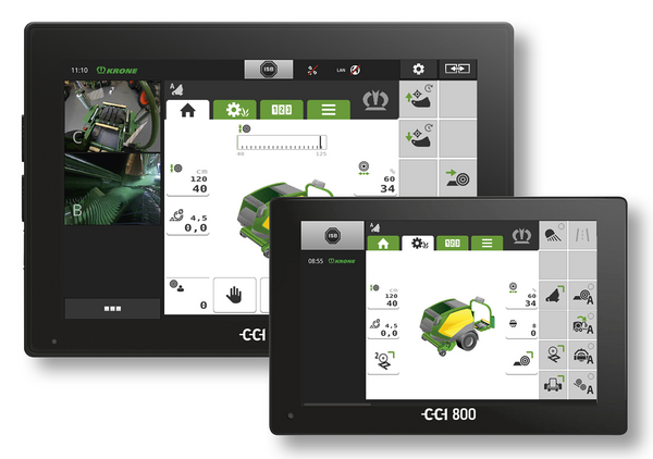 The CCI 800 and CCI 1200 operating terminals