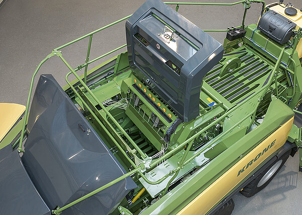 Maintenance platform on the knotter – safe and well-designed