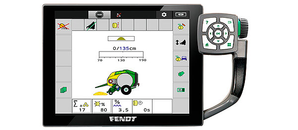 The tractor´s own ISOBUS terminal