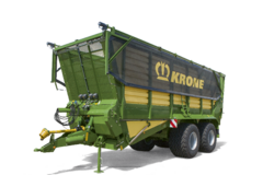 TX - Forager-filled silage trailer