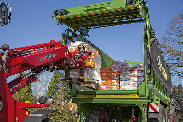 Seed bags and pallets