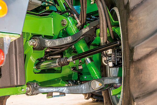 Great manoeuvrability from independent wheel suspension