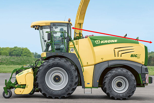 Full rear visibility