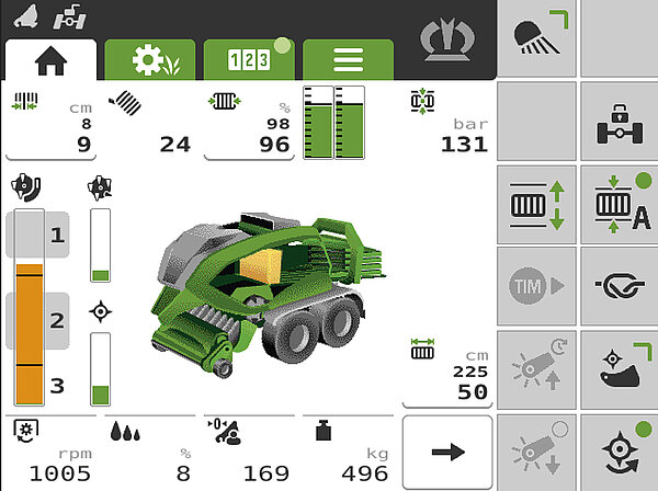 Maximum operator comfort and optimum machine utilisation