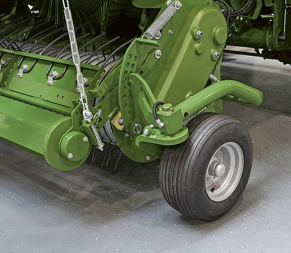 The guide wheels