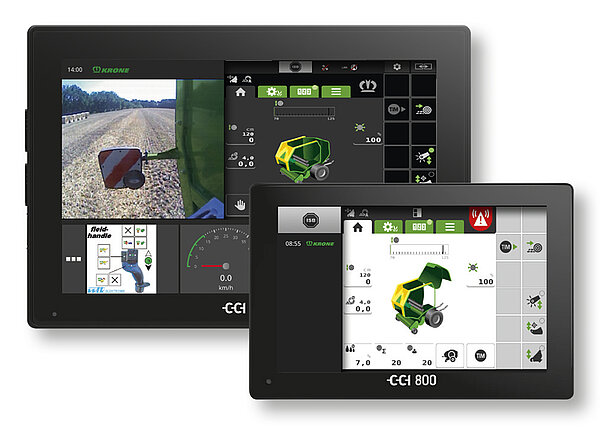 The CCI 800 and CCI 1200 operating terminals