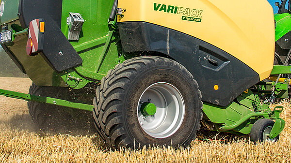 The tyres and the brake