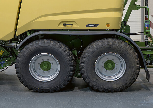 The tandem axle