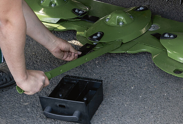 The KRONE quick-change blade system