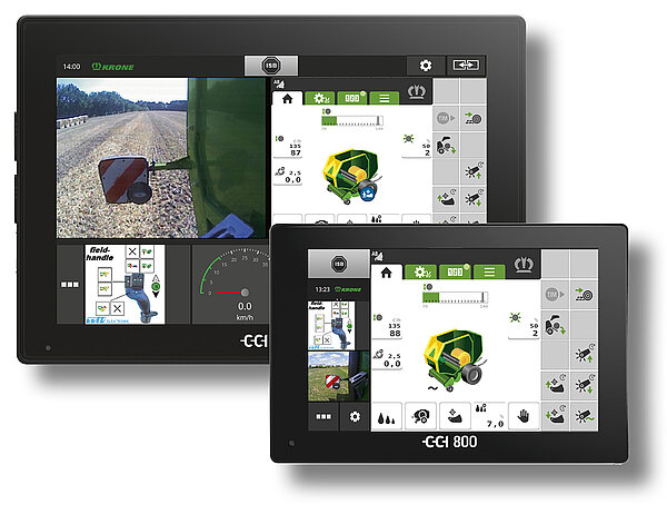 The CCI 800 and CCI 1200 operating terminals