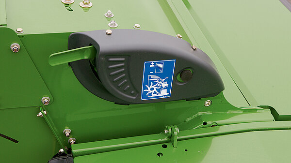 Stepless baffle plate adjustment