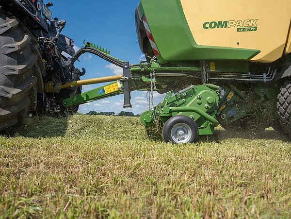 The KRONE EasyFlow pick-up