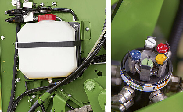 Active chain lubrication