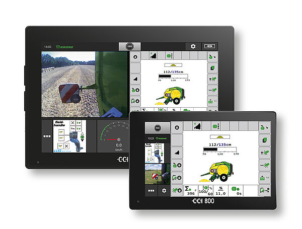 The CCI 800 and CCI 1200 operating terminals