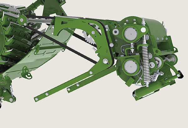 Corn Conditioner in park position