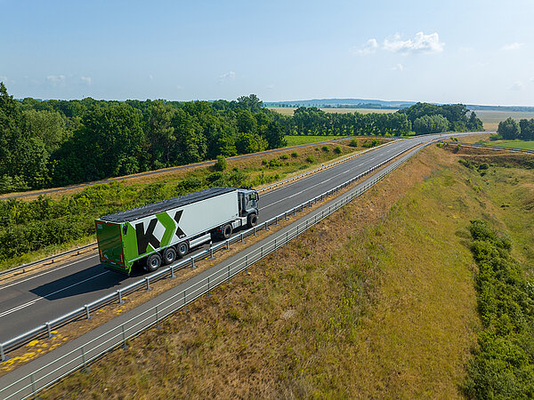 KNAPEN KX – Moving floor logistics for agricultural transport