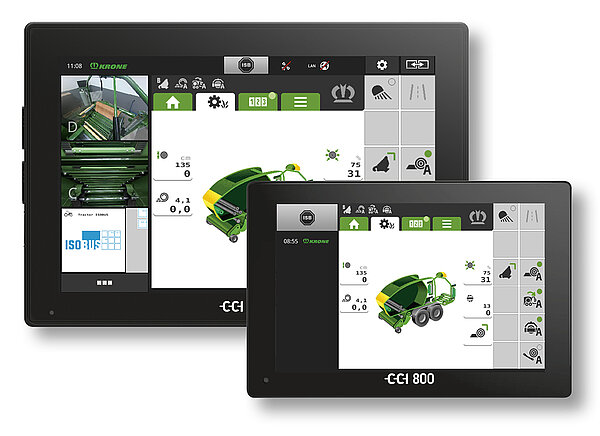 The CCI 800 and CCI 1200 operating terminals