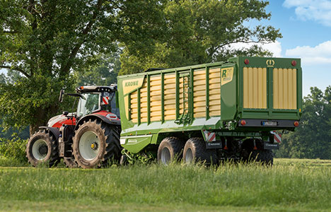 forage wagons and forage trailers Krone UK